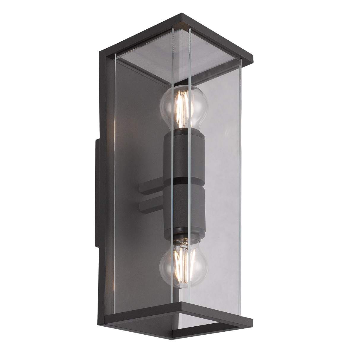 VK Lighting VK/02127/AN Επιτοίχιο Φαναράκι Εξωτερικού Χώρου E27 σε Μαύρο Χρώμα - second view